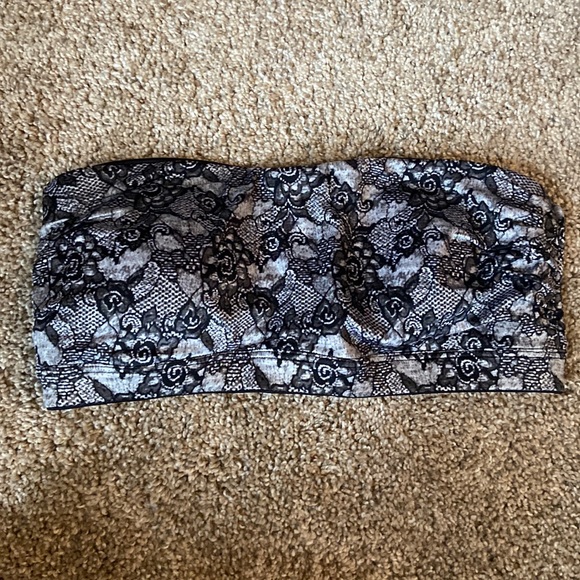 Grey Floral Bandeau Small - Picture 1 of 3